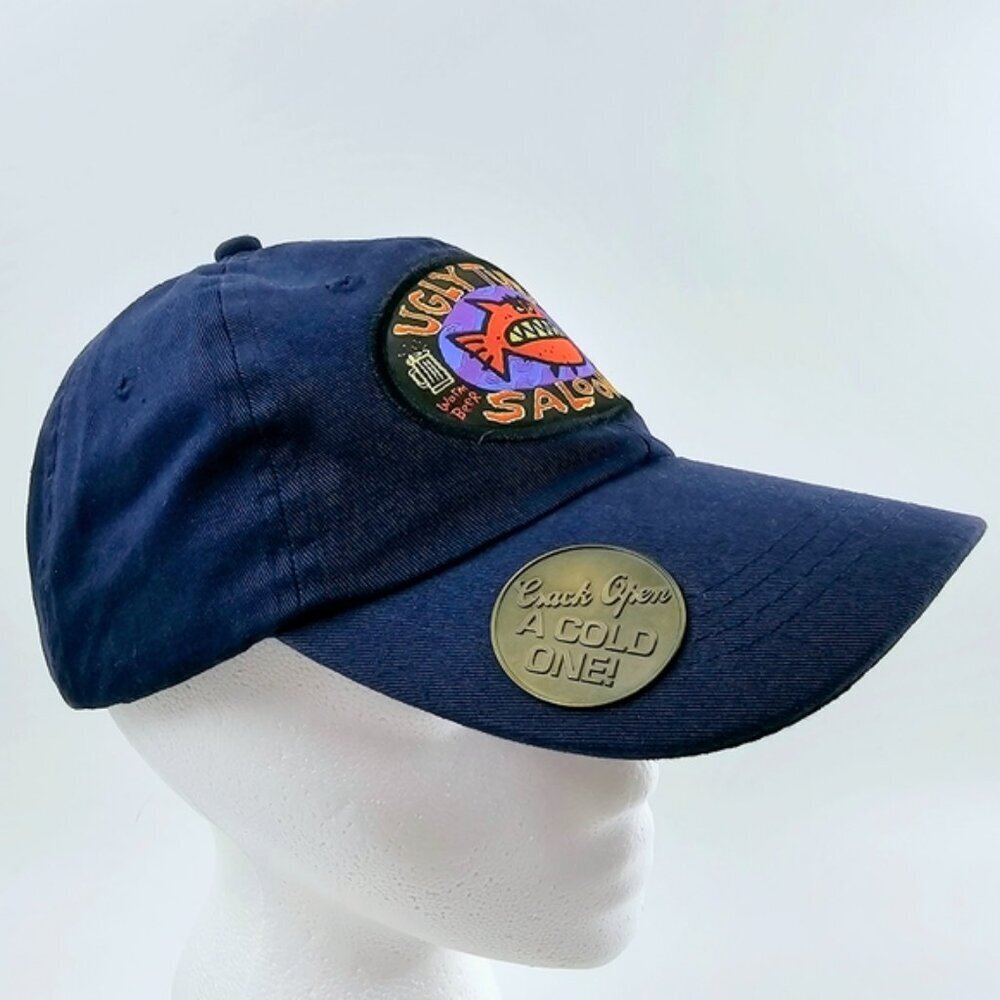 Ugly Tuna Saloon Men's OS Navy Blue With Bottle Opener Casual Adjustable Hat